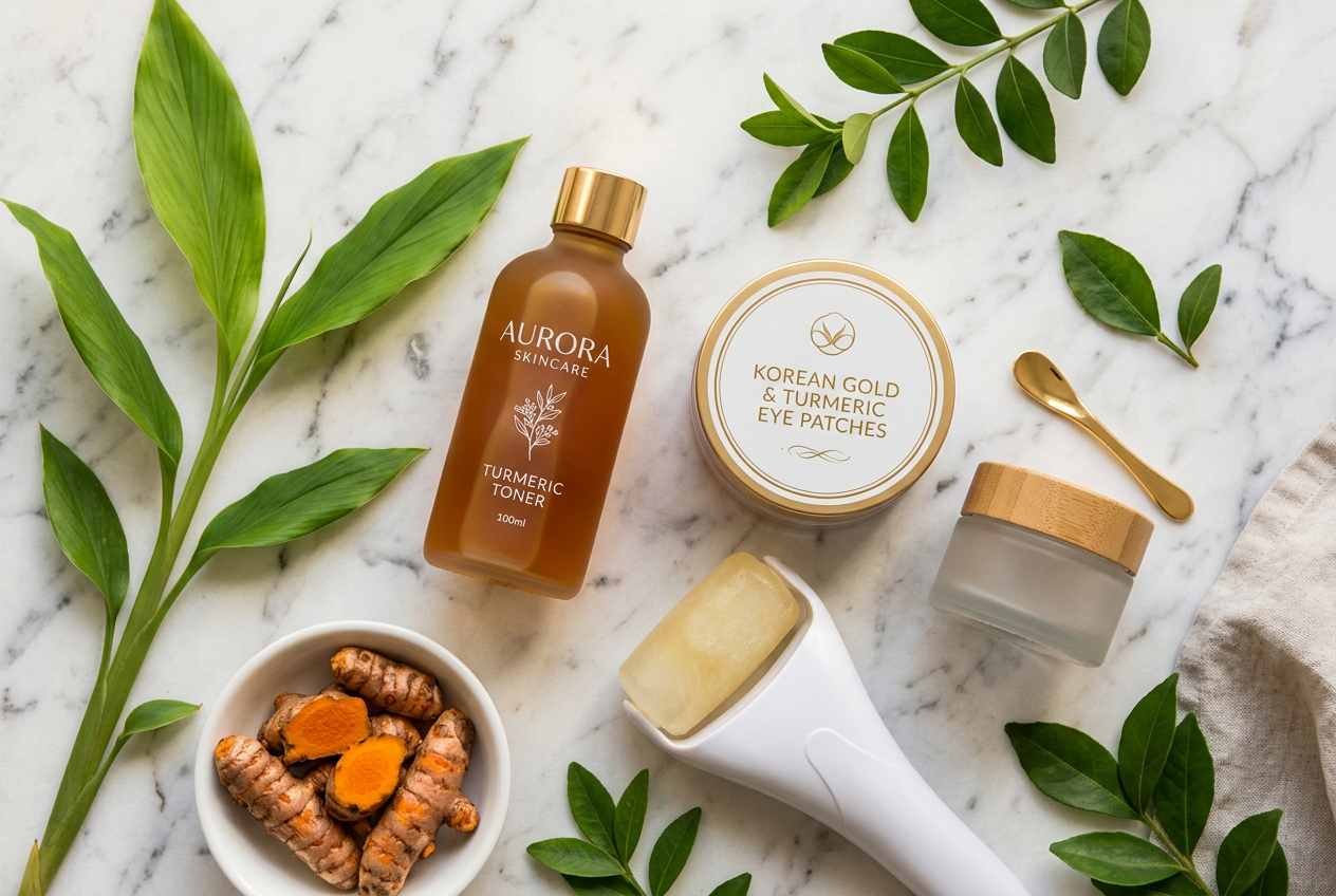Bare Essentials Skincare Flat Lay